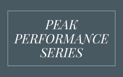 Announcing the Peak Performance Series